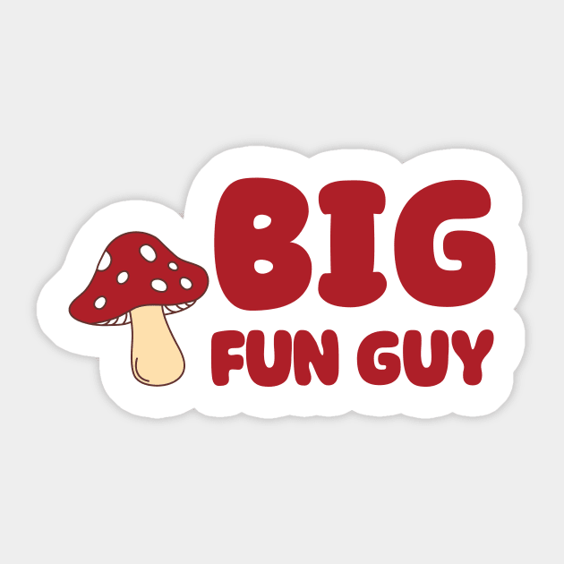 Big Fun Guy Sticker by Tiny Mermaid